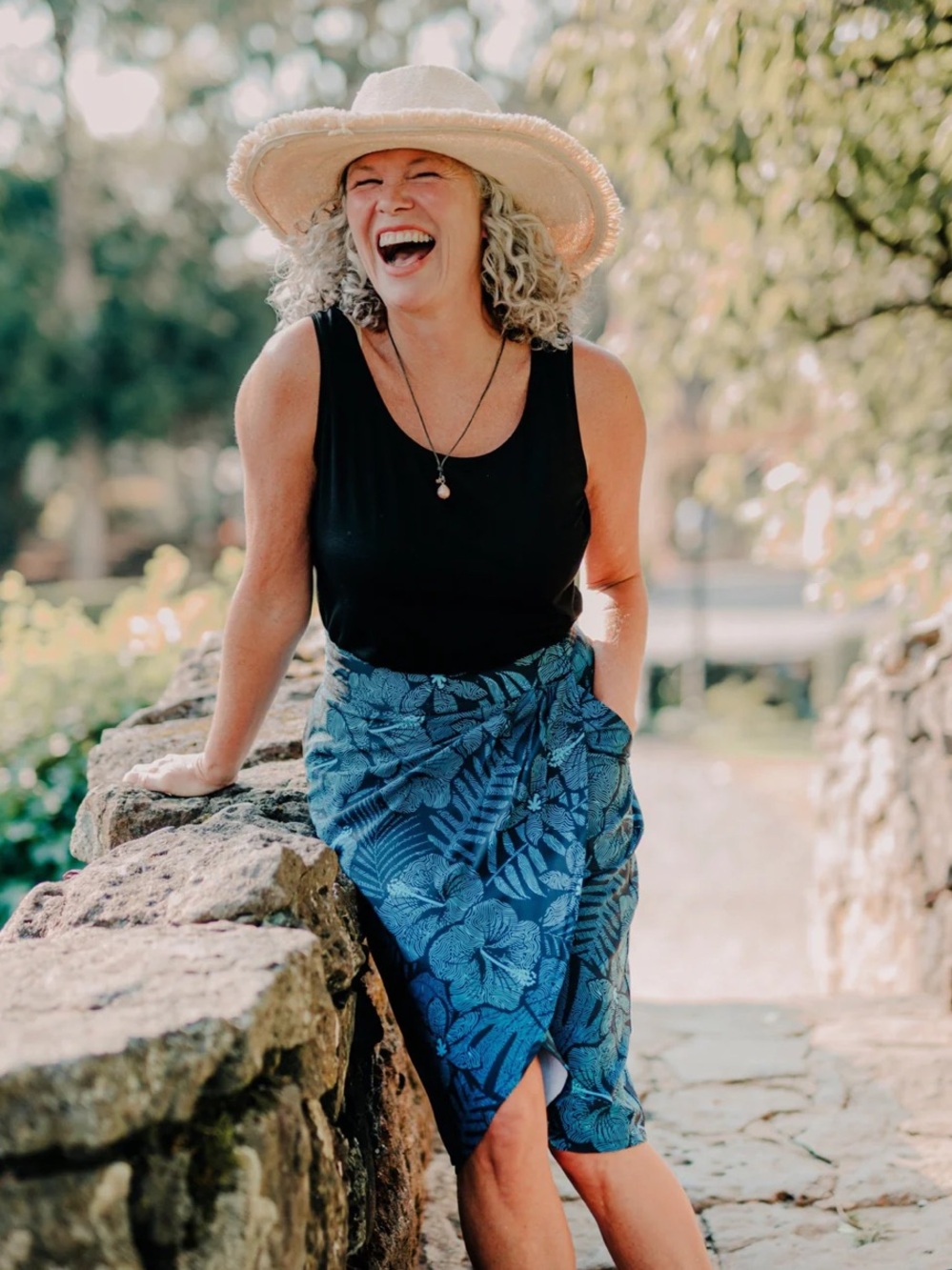 Rip Skirt Length 3 In Maui Moonlight